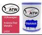 Preview: Volkswagen, Indiana Red Metallic, LA3V: 500ml Lackdose, von ATW Autoteile West.